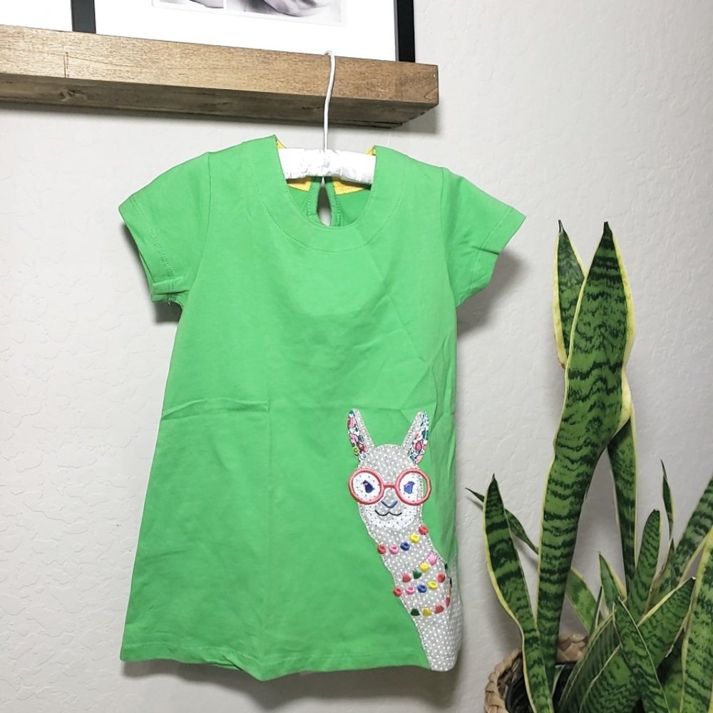 Toddler Girls Llama Summer Dress